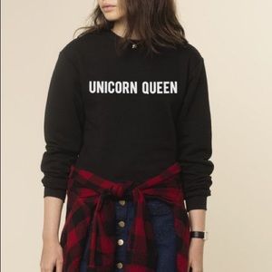 “Unicorn Queen” crew neck